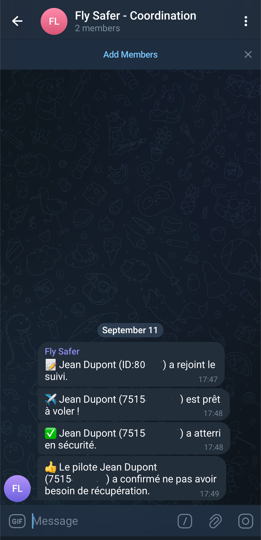 Étape 1 : Création du groupe